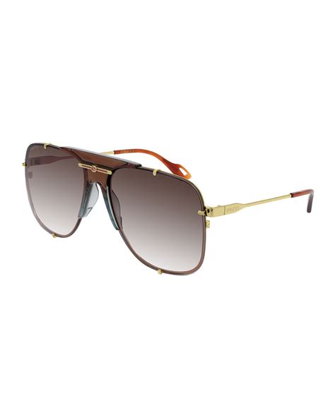 gucci reading glasses aviator|Gucci Men's Double.